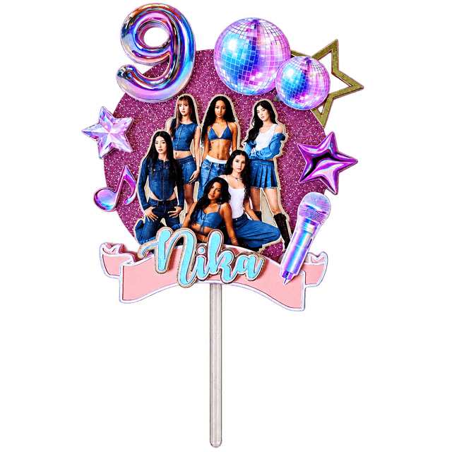 K POP Katseye cake topper