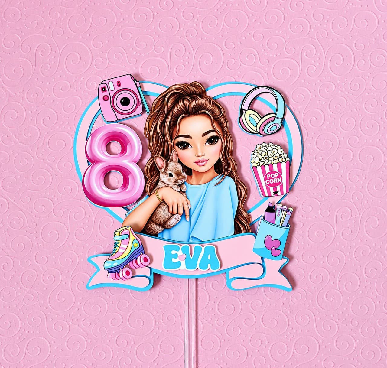 Top model cake topper